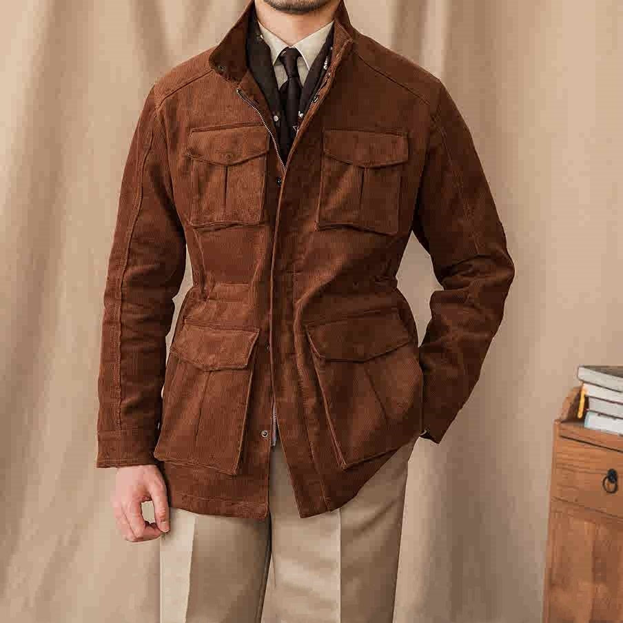 The Braemar Corduroy Expedition Jacket