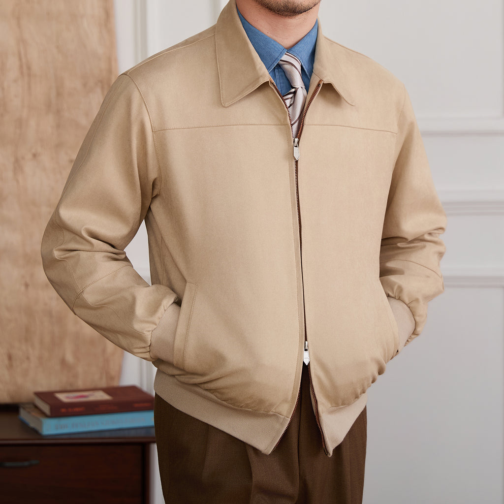The Kensington Suede Bomber Jacket