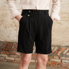 The Positano Tailored Linen-Blend Shorts