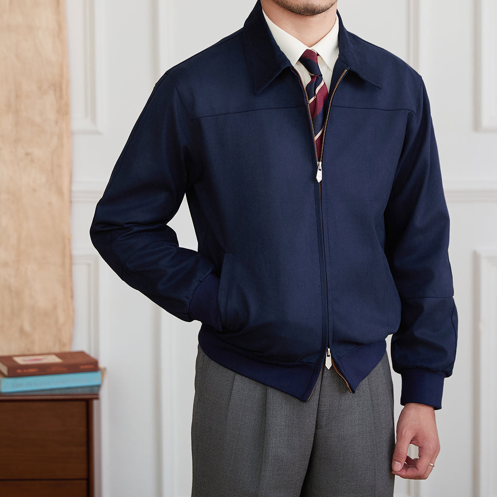 The Kensington Suede Bomber Jacket
