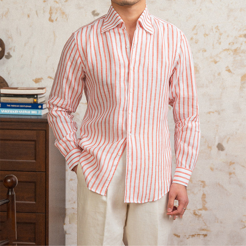 The Saint-Tropez Striped Linen Shirt