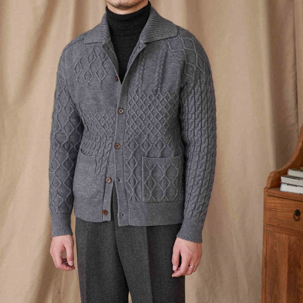 The Stirling Heavyweight Jacquard Coat