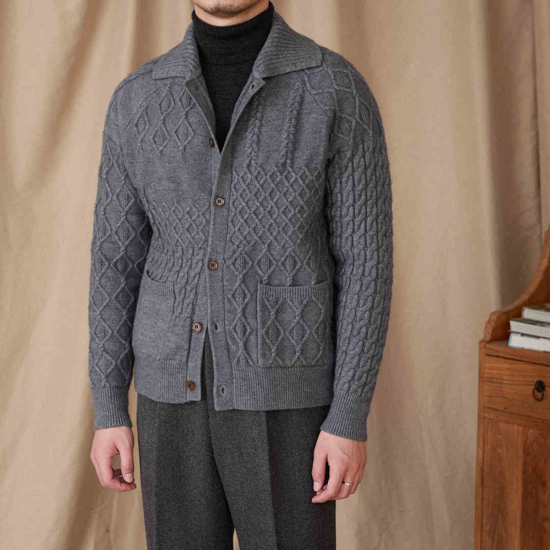The Stirling Heavyweight Jacquard Coat