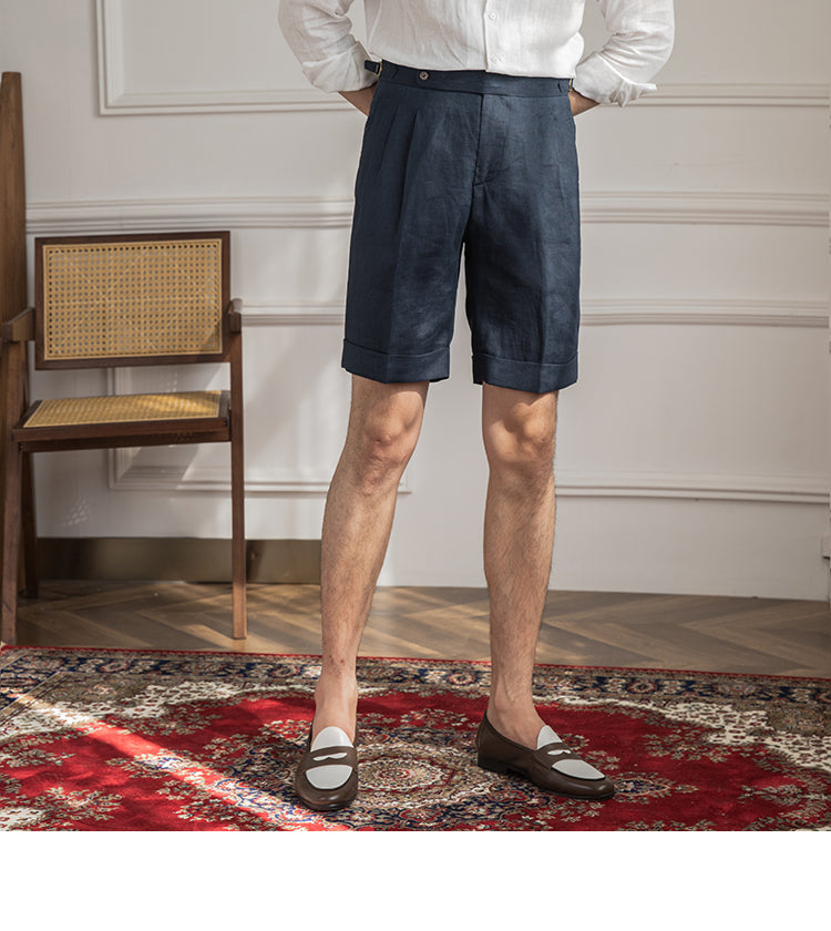 The Riviera Pure Linen Short