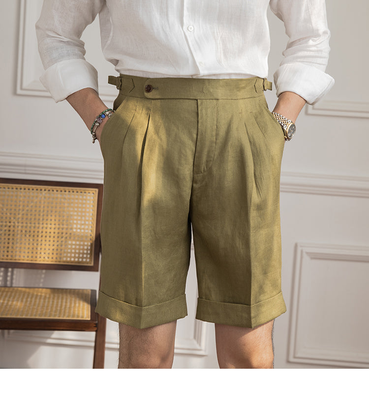 The Riviera Pure Linen Short