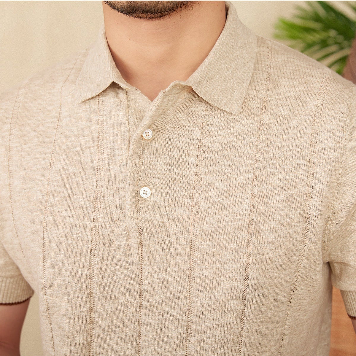 The Ravello Linen-Cotton Knit Polo