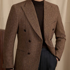 The Windsor Herringbone Double-Breasted Suit