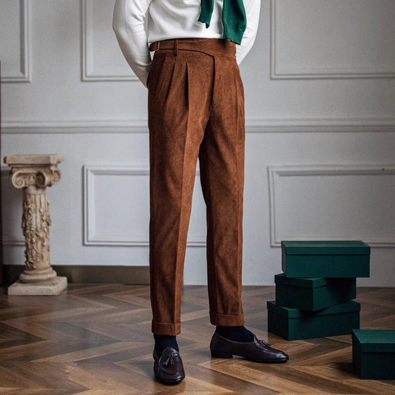 The Mayfair Easy-Care Draped Trousers
