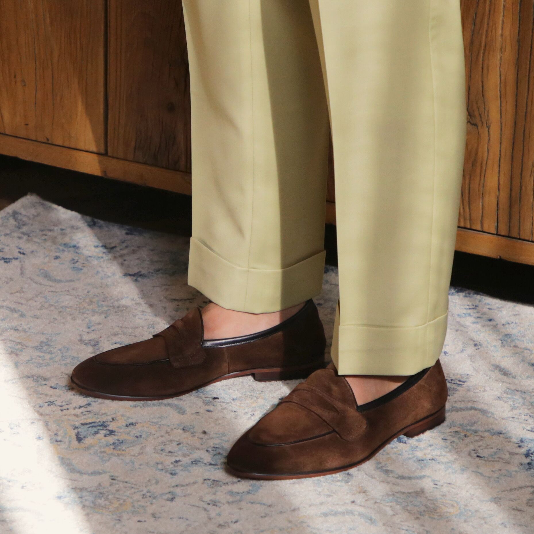 The Chelsea Square-Toe Suede Loafers