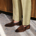 The Chelsea Square-Toe Suede Loafers