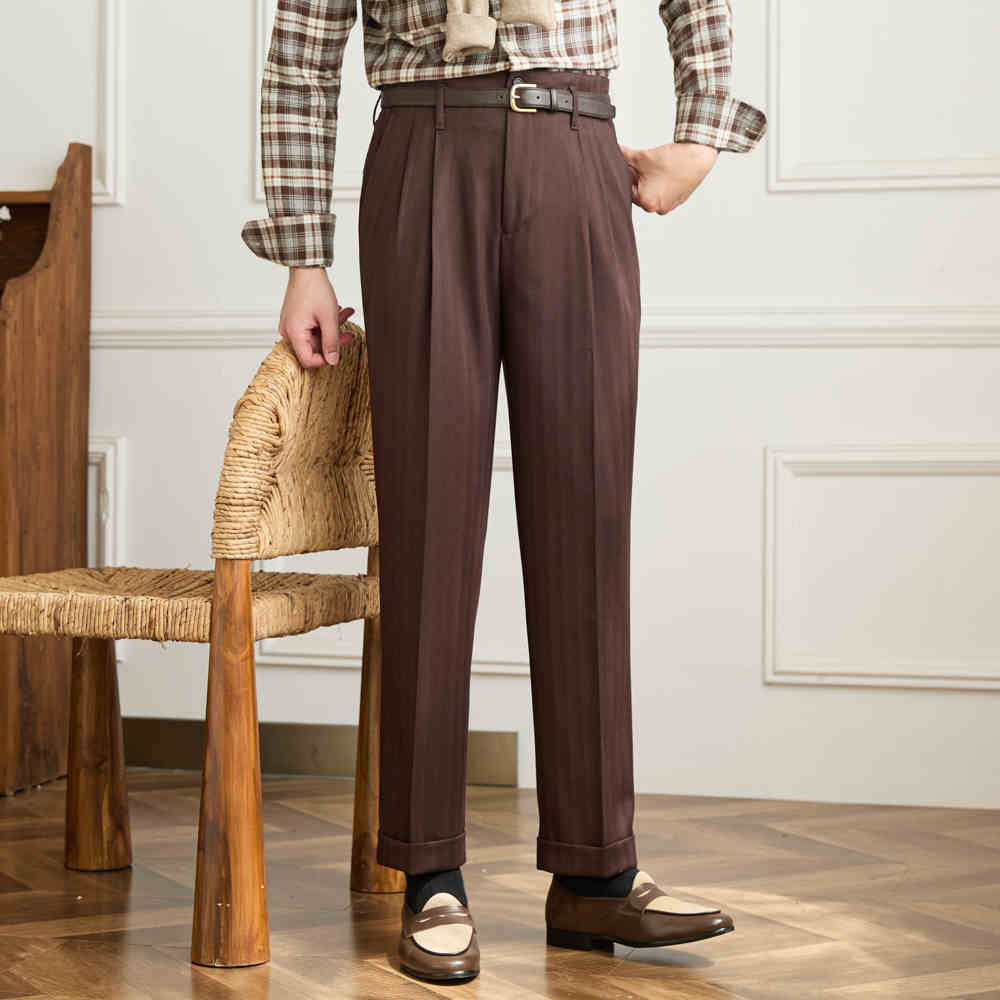 The Positano Italian Straight Trousers