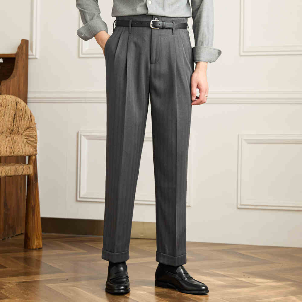 The Positano Italian Straight Trousers