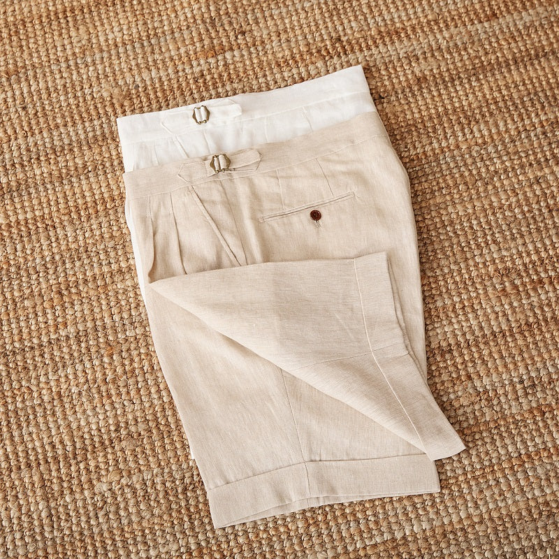 The Riviera Pure Linen Short