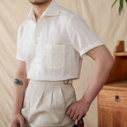The Capri Relaxed Linen Guayabera
