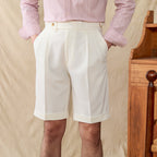 The Sorrento Tailored Linen-Blend Short