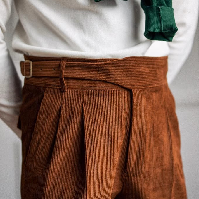The Mayfair Easy-Care Draped Trousers
