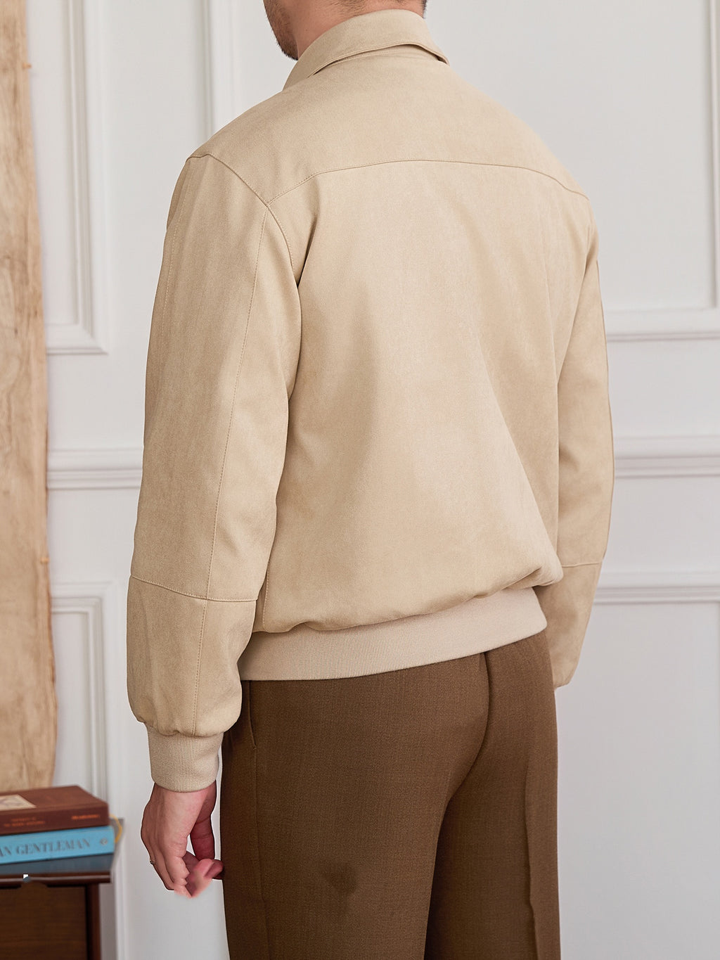The Kensington Suede Bomber Jacket