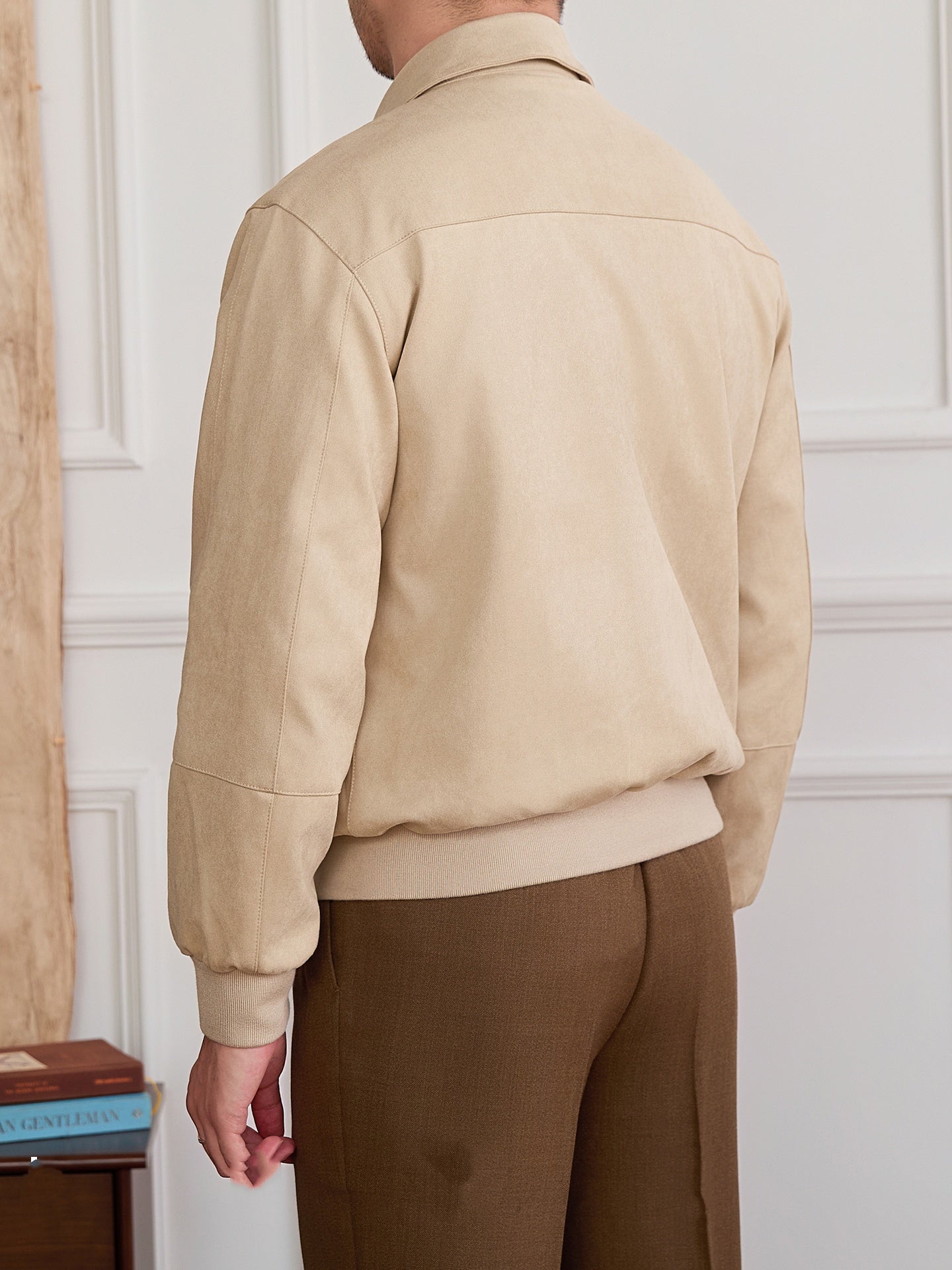 The Kensington Suede Bomber Jacket
