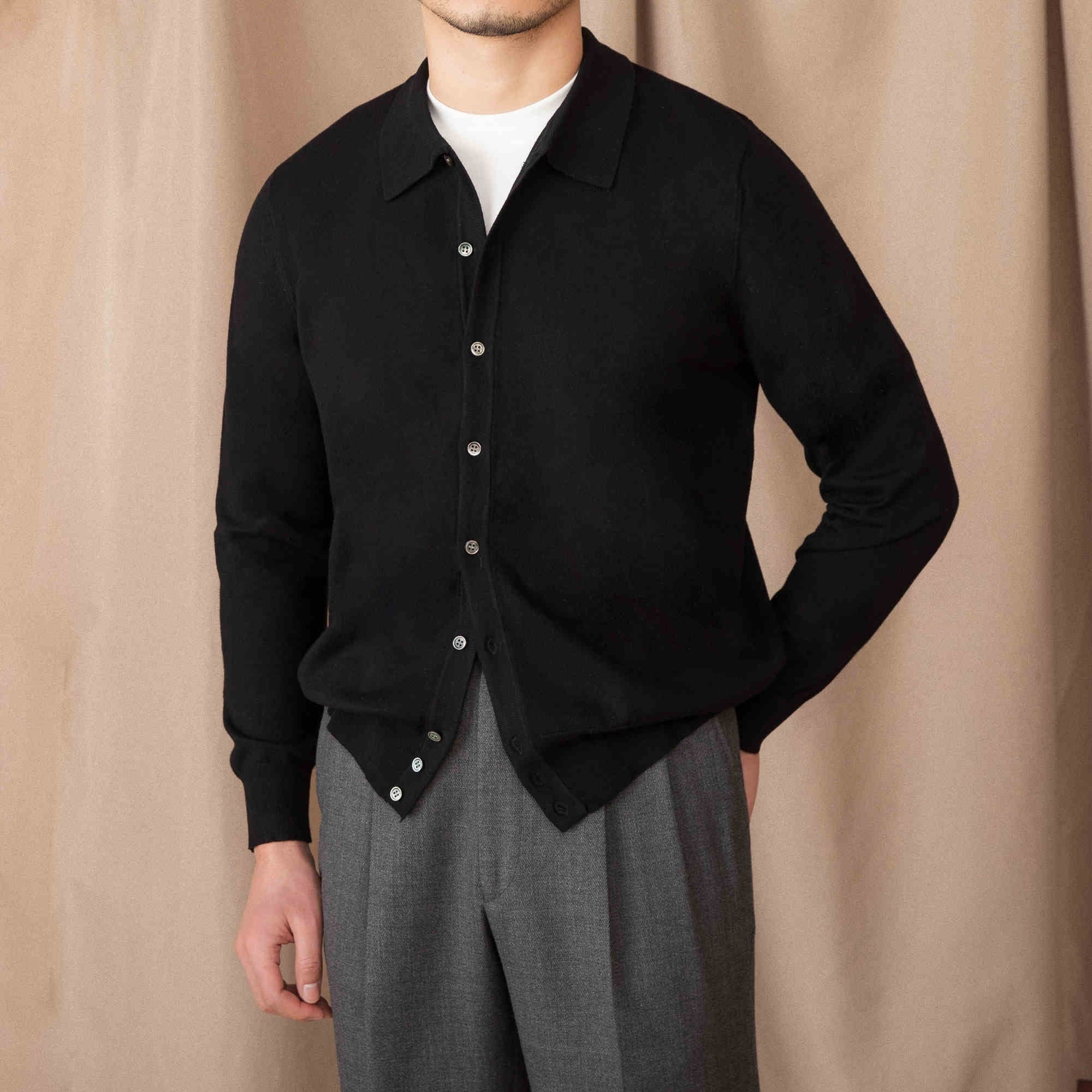 The Amalfi Contrast Knit Polo