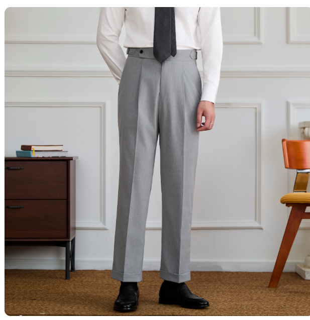 The Seoul Cropped Draping Trousers