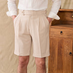 The Sorrento Tailored Linen-Blend Short