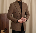 The Windsor Herringbone Double-Breasted Suit