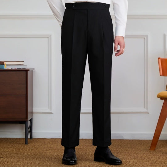 The Seoul Cropped Draping Trousers