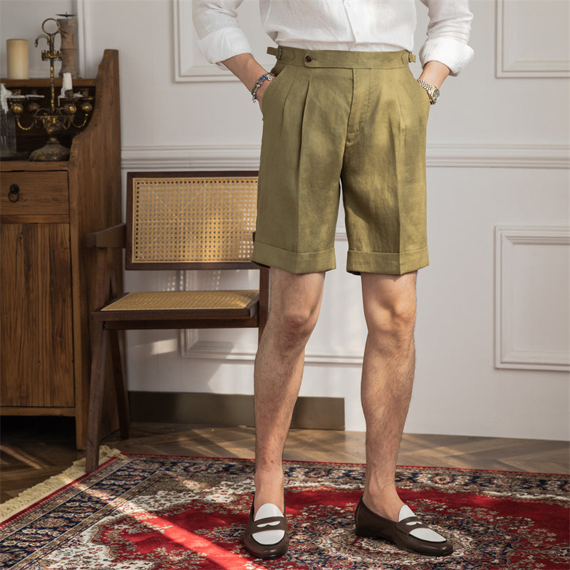The Monaco Breathable Linen-Blend Trousers