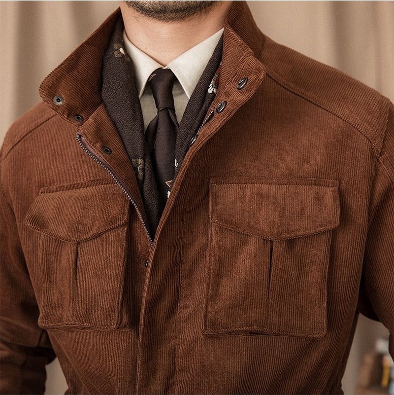 The Braemar Corduroy Expedition Jacket