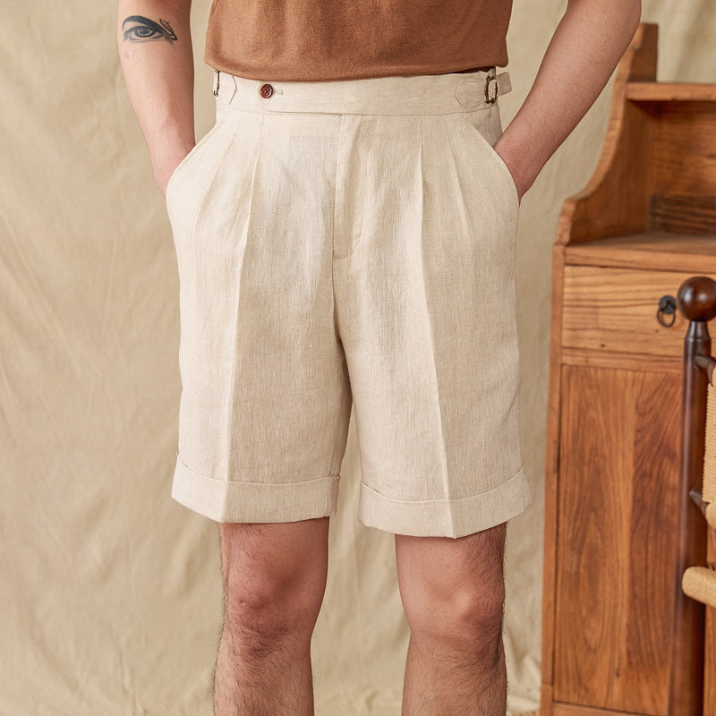 The Riviera Pure Linen Short