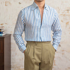 The Saint-Tropez Striped Linen Shirt