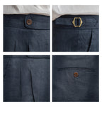 The Monaco Breathable Linen-Blend Trousers
