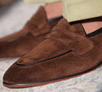 The Chelsea Square-Toe Suede Loafers