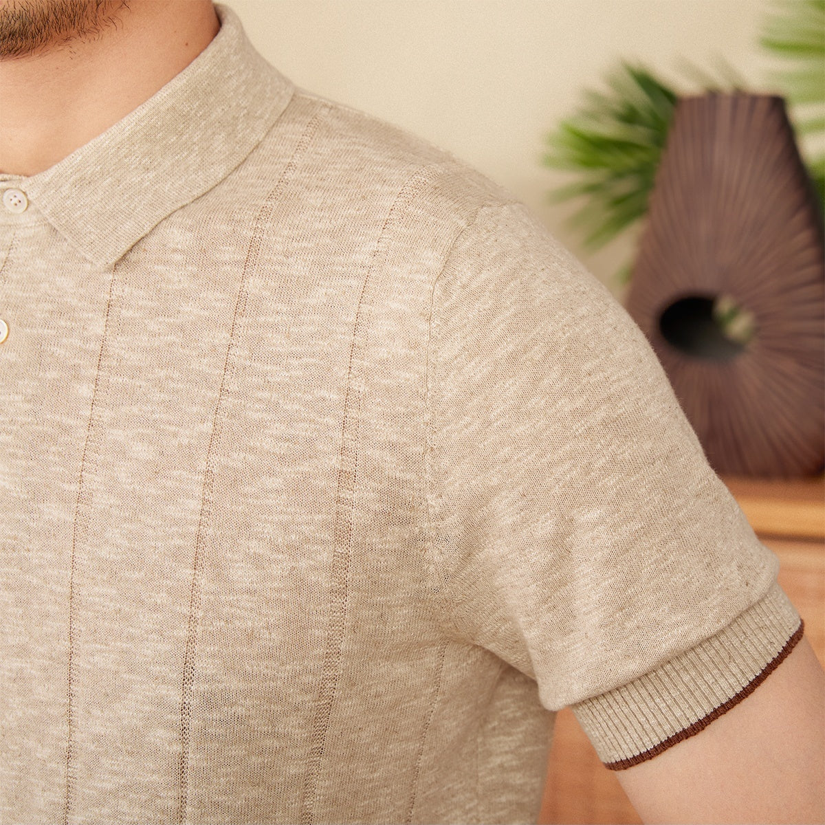 The Ravello Linen-Cotton Knit Polo
