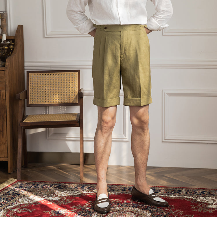 The Riviera Pure Linen Short