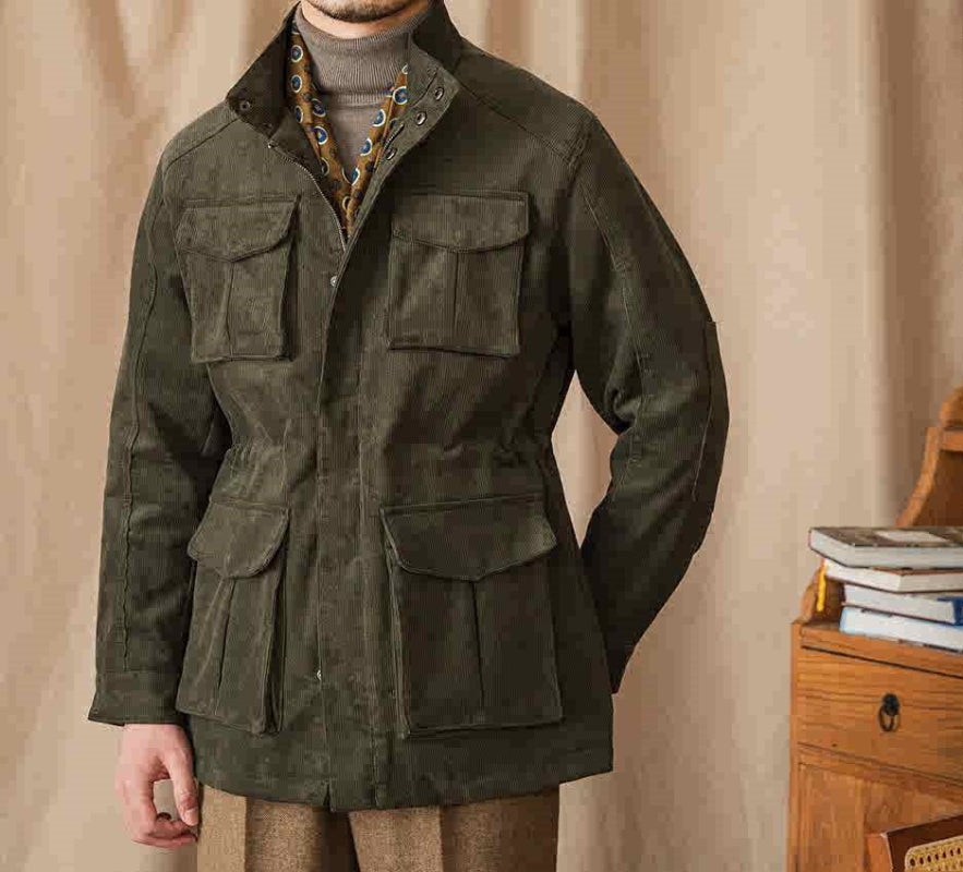 The Braemar Corduroy Expedition Jacket