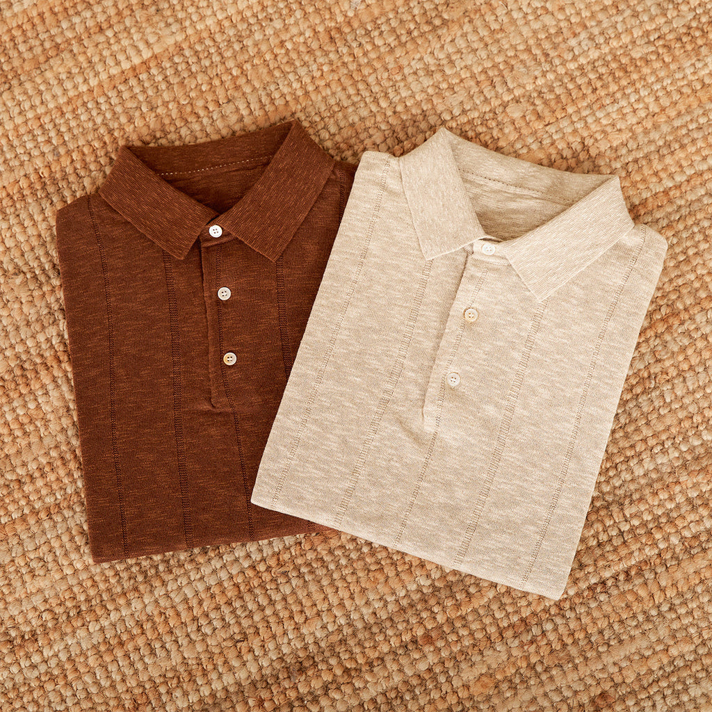The Ravello Linen-Cotton Knit Polo