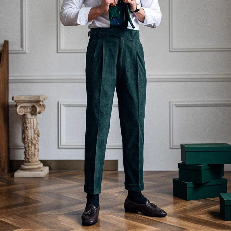 The Mayfair Easy-Care Draped Trousers