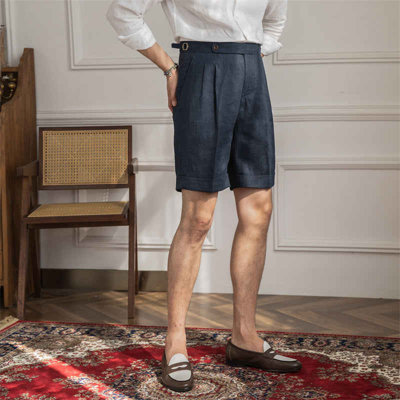 The Monaco Breathable Linen-Blend Trousers