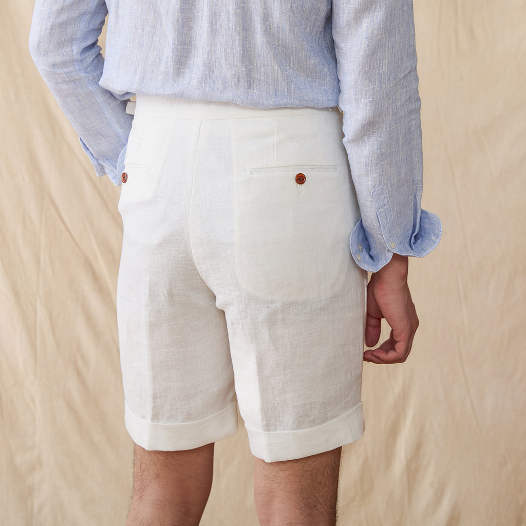 The Riviera Pure Linen Short