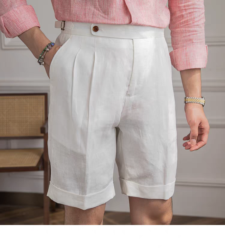 The Riviera Pure Linen Short