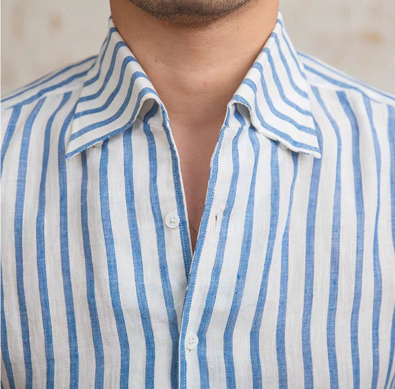 The Saint-Tropez Striped Linen Shirt