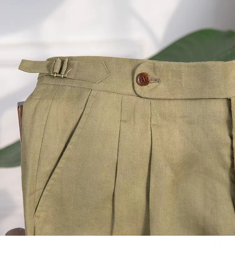 The Riviera Pure Linen Short