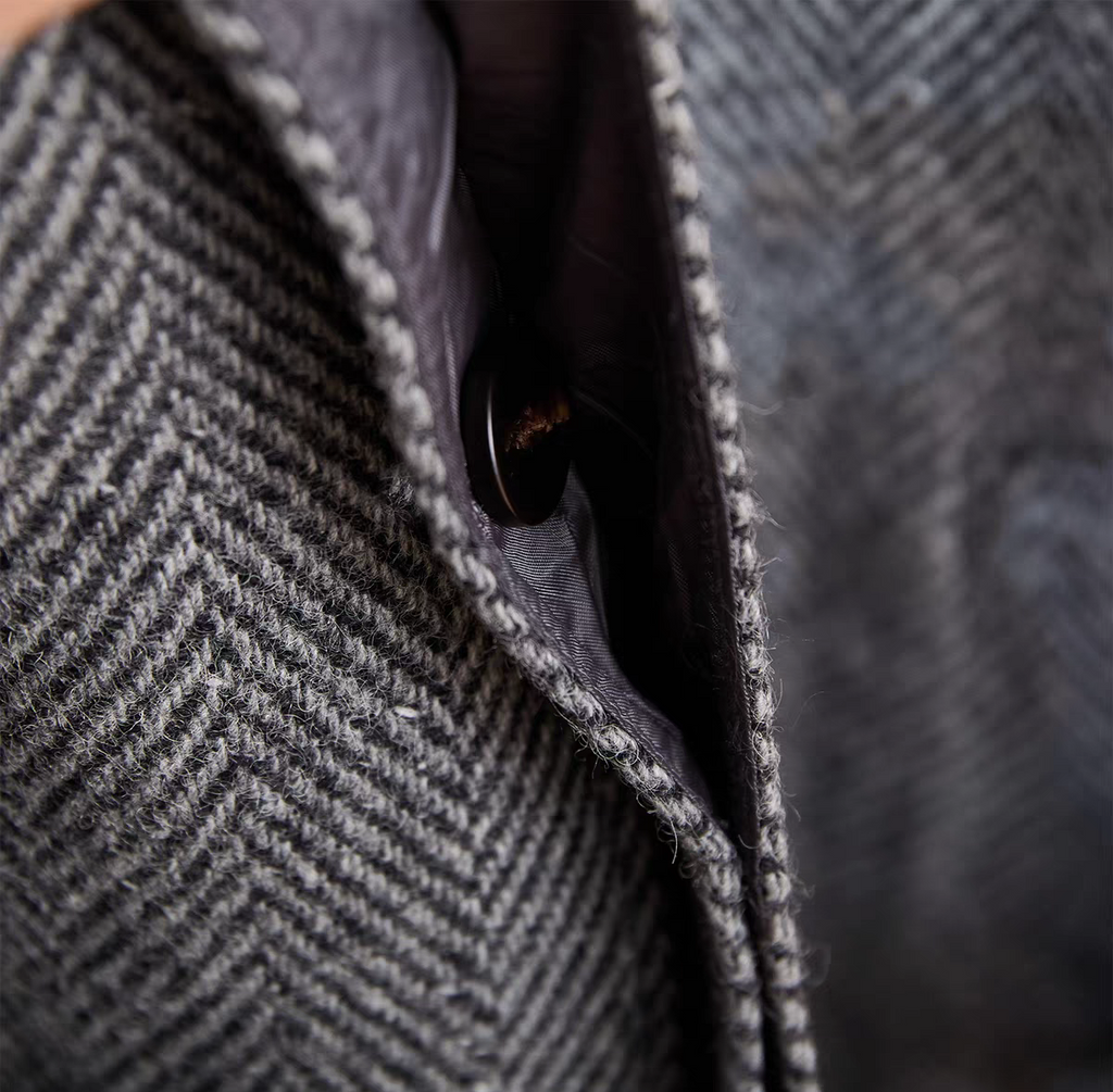 The Edinburgh Herringbone Overcoat