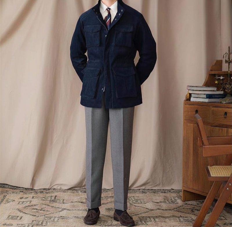 The Braemar Corduroy Expedition Jacket