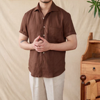 The Capri Relaxed Linen Guayabera