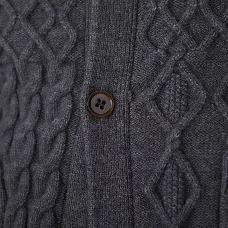 The Stirling Heavyweight Jacquard Coat