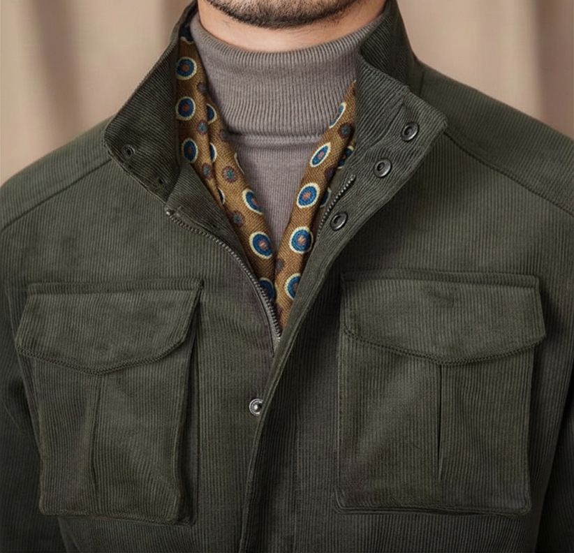 The Braemar Corduroy Expedition Jacket