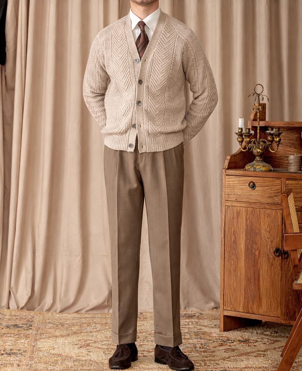 The Windsor Jacquard Cardigan