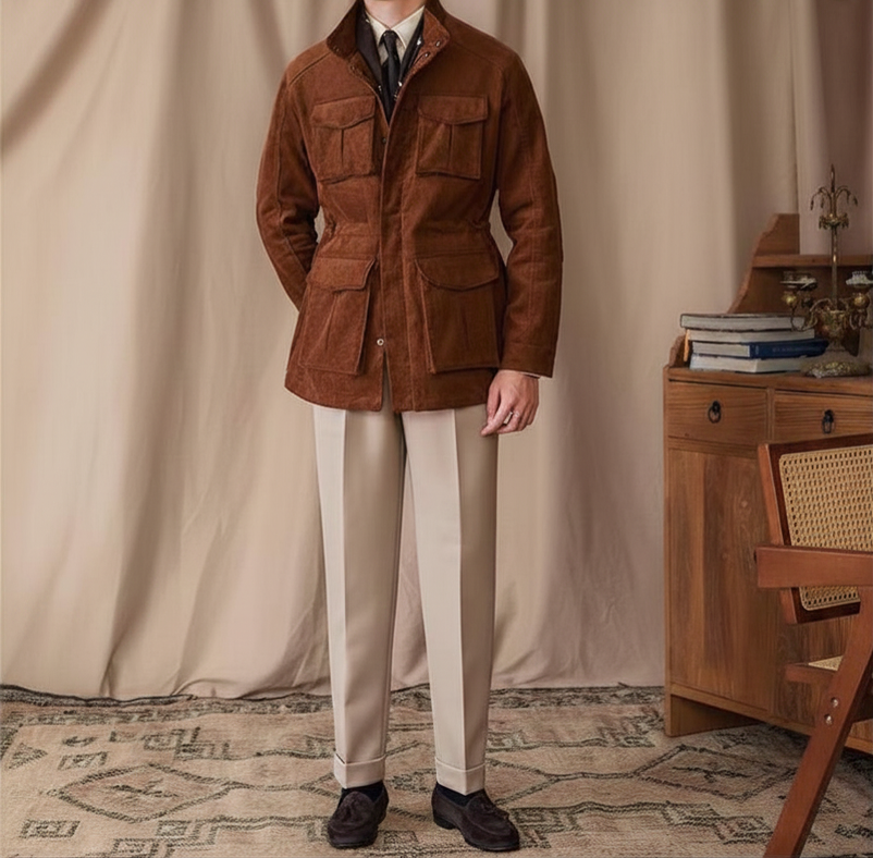 The Braemar Corduroy Expedition Jacket